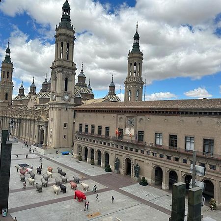 Apartamento Dos Torres Plaza Del Pilar - Con Vistas A La Basilica Zaragoza Exterior foto